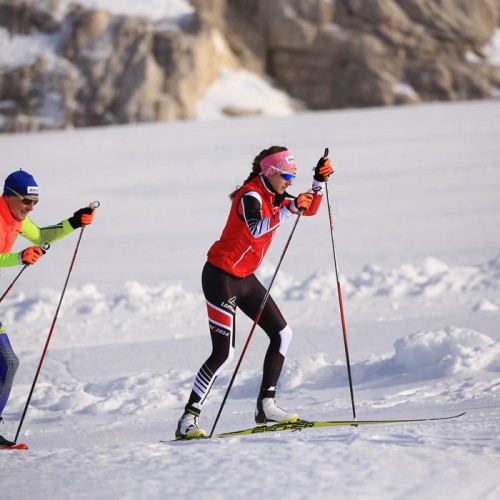 Teresa Stadlober - Training am Dachsteingletscher