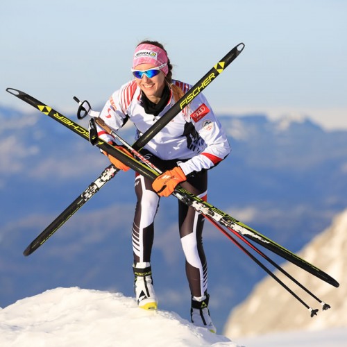 Teresa Stadlober - Training am Dachsteingletscher