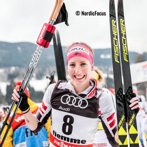 Teresa Stadlober in Val de Fiemme